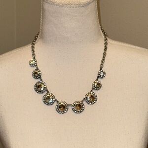Vintage Sparkly Rhinestone Necklace 21” Length